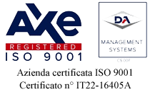 Logo Azienda Certificata ISO 9001